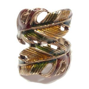 Charlotte Russe Beautiful Mother Earth Flower Leaf Ring